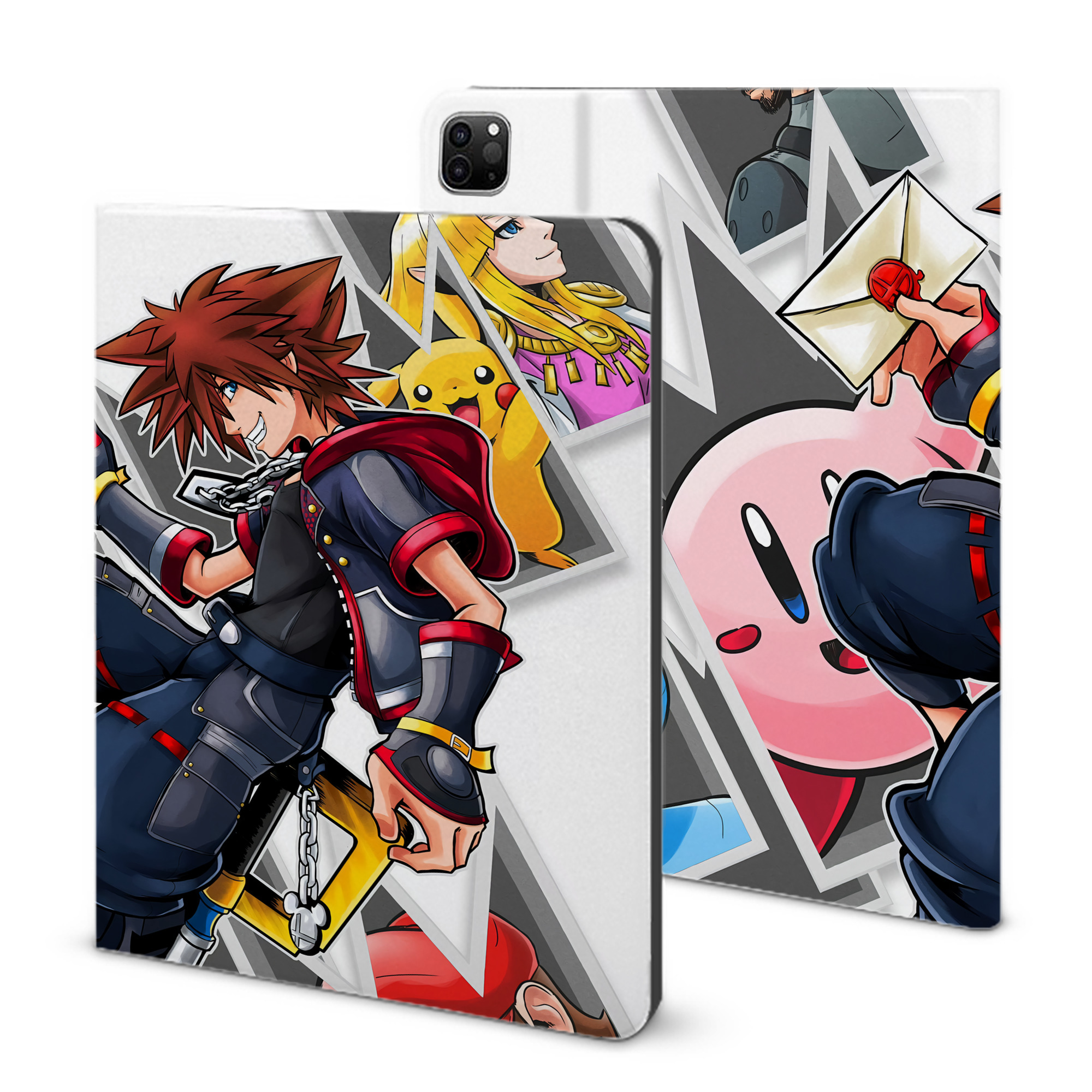 （画像用） ポケットモンスター Pokémon IPad ケース ブック型 PUレザー TPU 耐衝撃 軽量 薄型 ペン収納なし 全面保護 IPad 各モデル対応